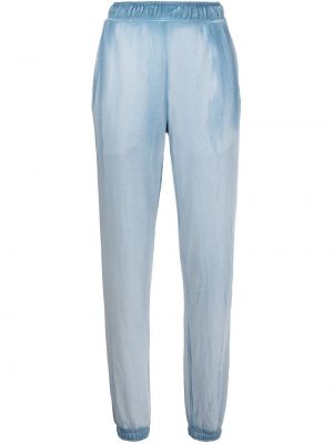 Bavlněné sportovní kalhoty Cotton Citizen - modrá