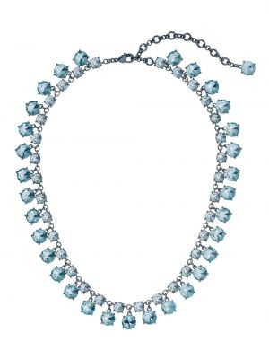 Brosche mit kristallen Roxanne Assoulin blau