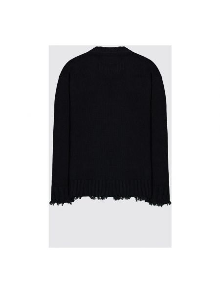 Suéter de cuello redondo Laneus negro