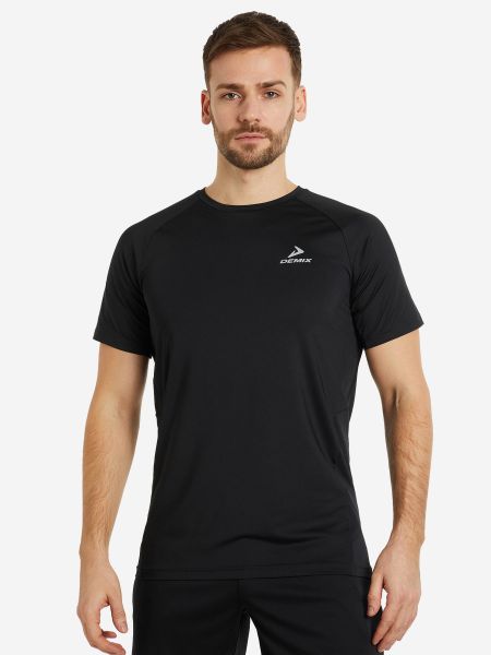 Черная спортивная футболка Demix