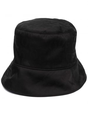 Chapeau en nylon à imprimé réversible Off-white noir