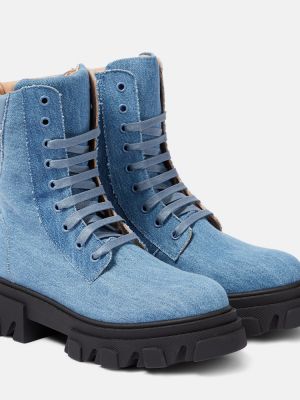 Kotníkové boty Gia Borghini modré