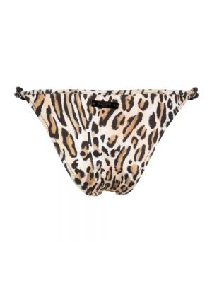 Bikini leopardo Moschino marrón