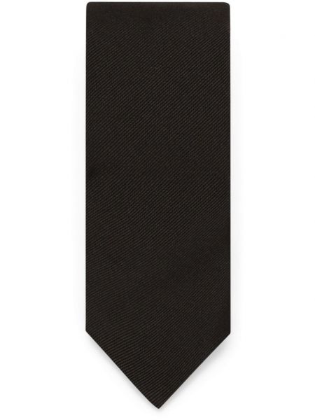 Μεταξωτή γραβάτα Dolce & Gabbana μαύρο
