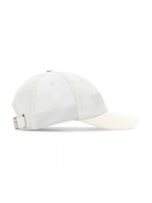Gorra de algodón Versace blanco