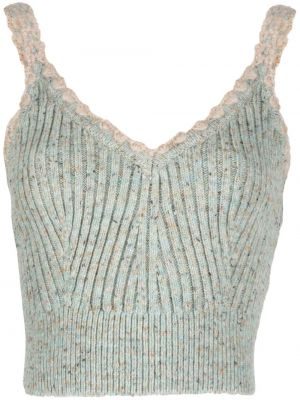 Strikke tank top Ulla Johnson blå