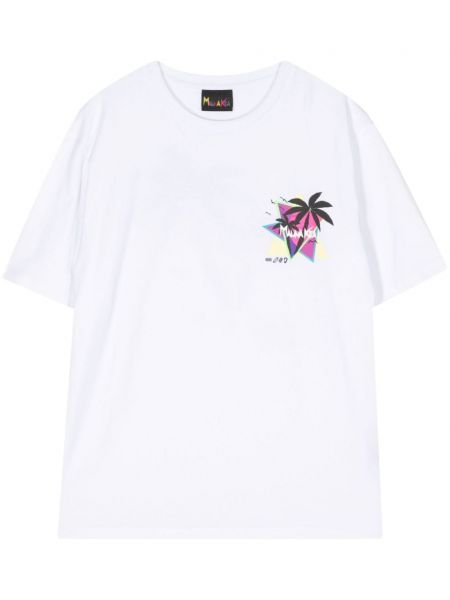 Kokvilnas t-krekls Mauna Kea balts
