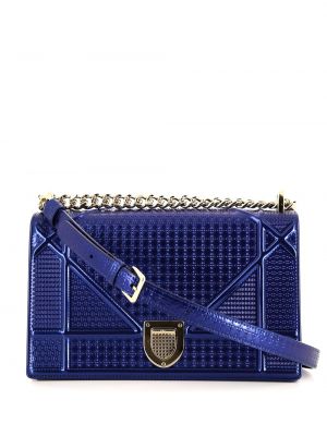 Bolsa de hombro Christian Dior azul
