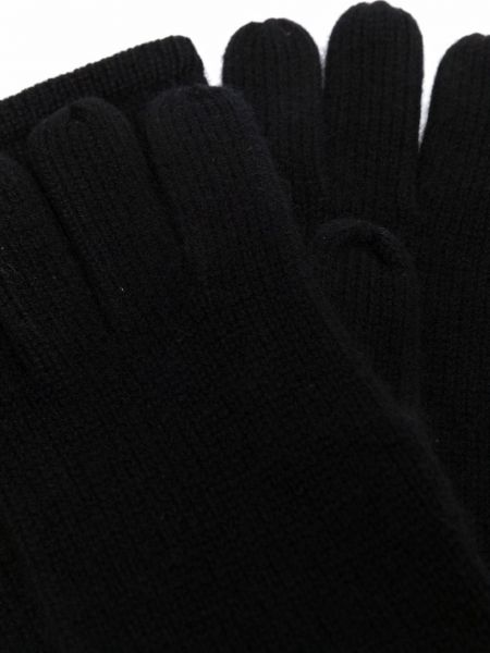 Rękawiczki z kaszmiru Toteme czarne