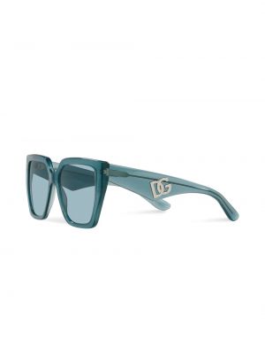 Akiniai nuo saulės oversize Dolce & Gabbana Eyewear mėlyna