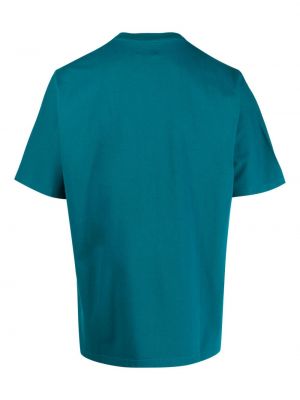 Herzmuster t-shirt aus baumwoll Arte blau
