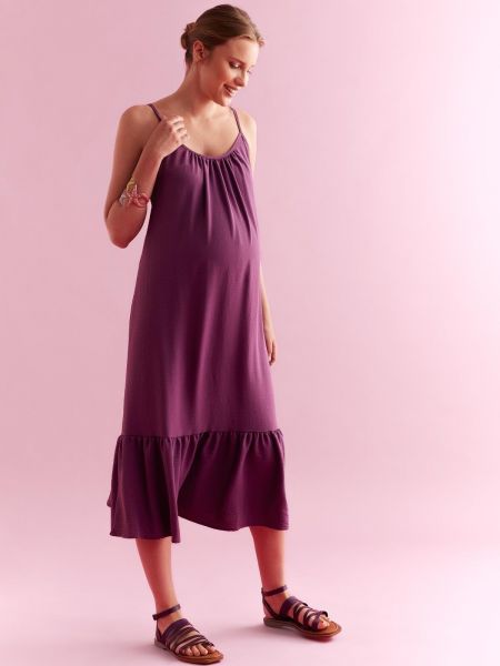Платье-трапеция Defacto фиолетовый