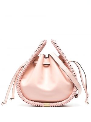 Leder shopper handtasche Officine Creative pink