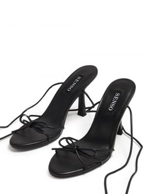 Kožené sandály Senso černé