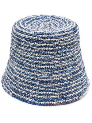 Pletený klobouk Sensi Studio modrý