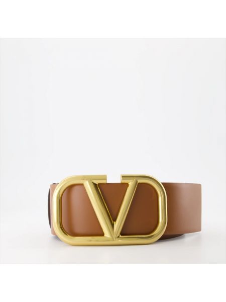Cinturón de cuero Valentino Garavani marrón