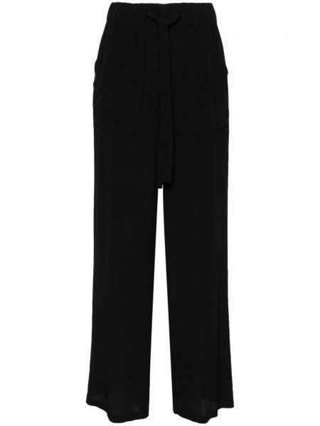 Rovné kalhoty Semicouture černé