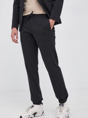 Pantaloni sport Sisley negru