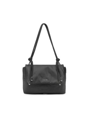 Najlonska najlonska torba za preko ramena Calvin Klein crna