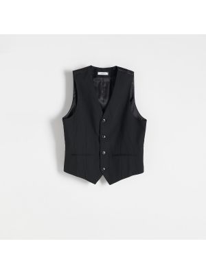 Obleková vesta Reserved čierna