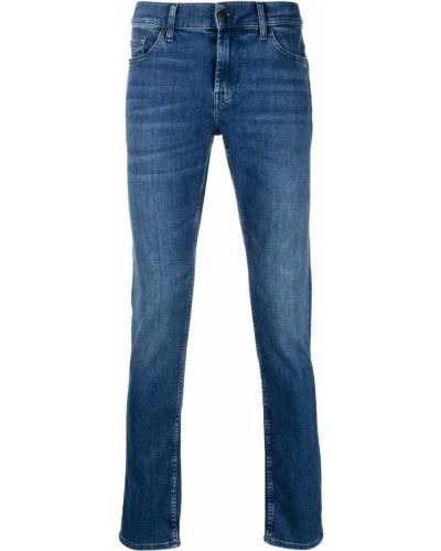 Skinny jeans 7 For All Mankind blå