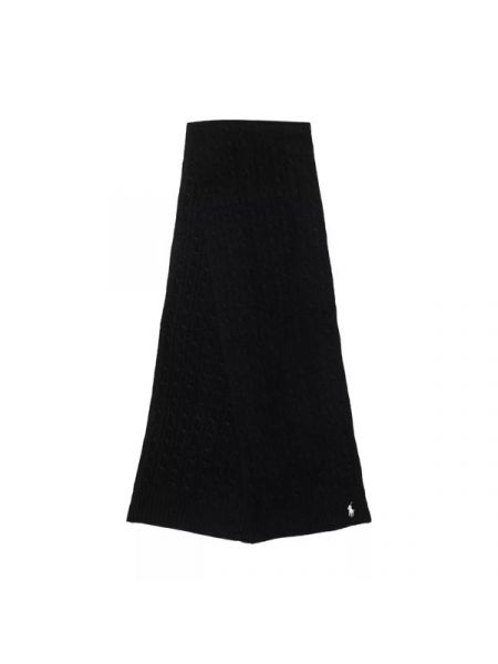 Черный шарф Polo Ralph Lauren