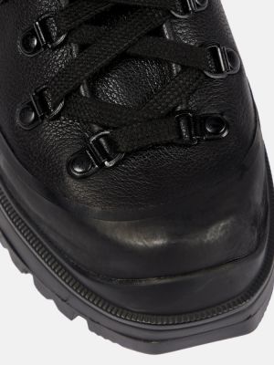 Kožené kotníkové boty Canada Goose černé