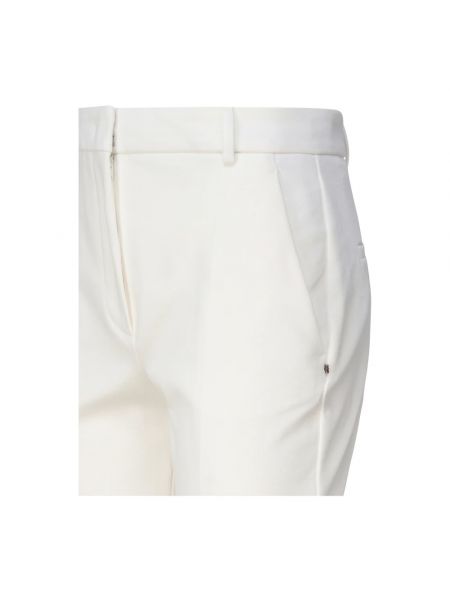 Proste spodnie Sportmax białe