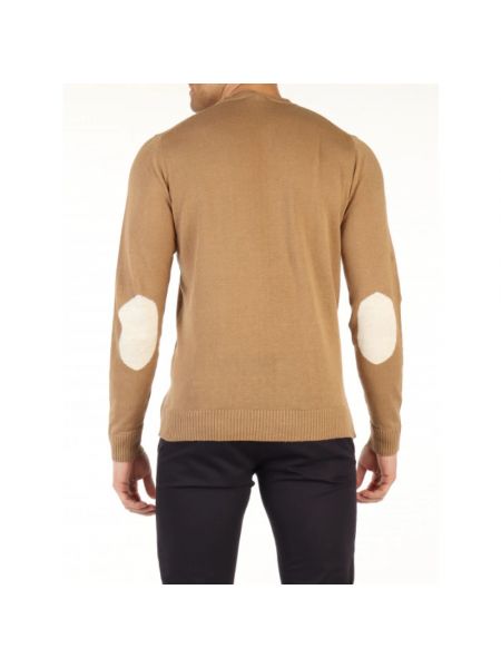 Suéter de cuello redondo Alpha Studio marrón