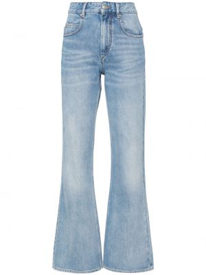 Jeans bootcut taille haute large Isabel Marant bleu