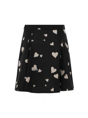 Mini falda con corazón Marni negro