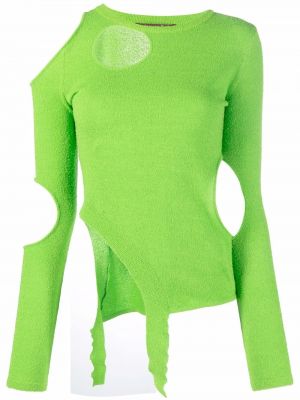 Асиметричен пуловер Andersson Bell зелено