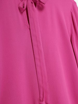 Рожева блуза з коротким рукавом Tom Tailor