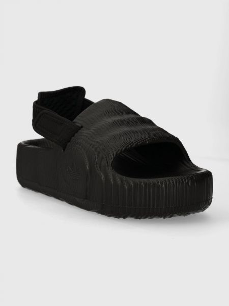 Sandały na platformie Adidas Originals czarne