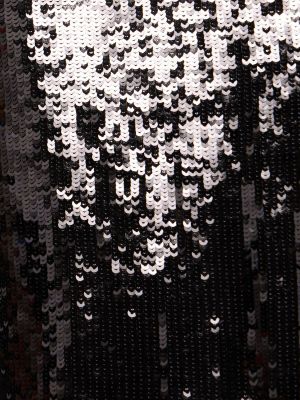 Spódnica midi z wysoką talią na zamek Brandon Maxwell czarna