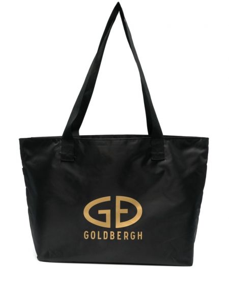 Τσάντα shopper Goldbergh μαύρο