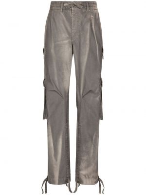 Cargo kalhoty Dolce & Gabbana šedé