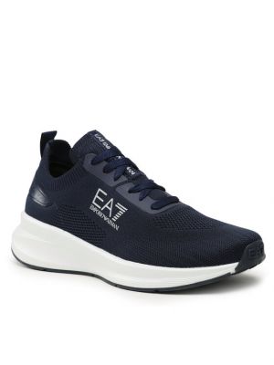 Ilgaauliai batai Ea7 Emporio Armani mėlyna