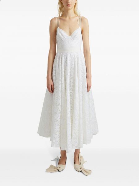 Sukienka koronkowa Erdem biała