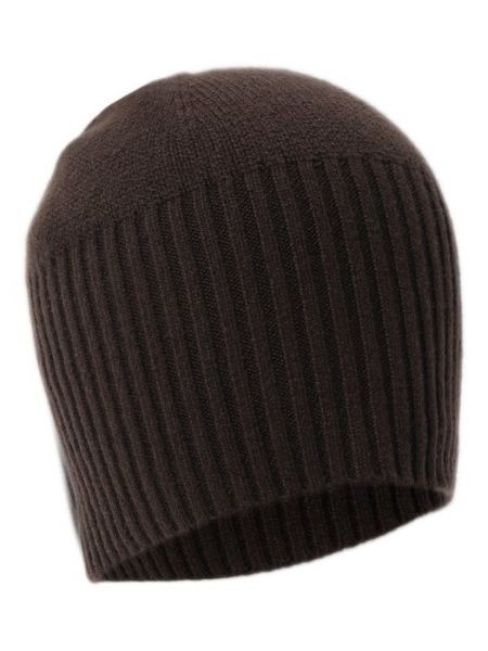 Кашемировая шапка Allude коричневая