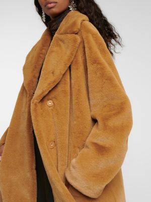 Manteau de fourrure en velours Velvet marron