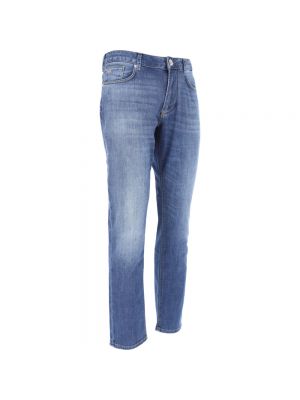 Geblümte skinny jeans Emporio Armani blau