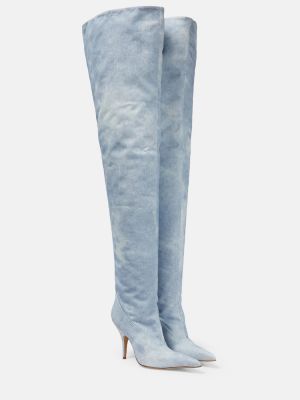 Guminiai batai Gia Borghini mėlyna