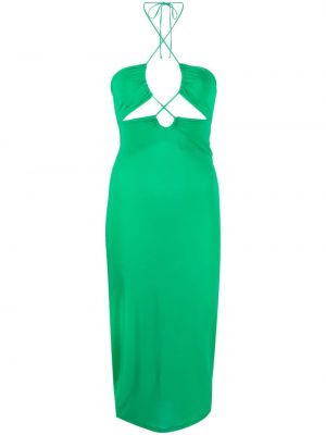 Миди рокля Mc2 Saint Barth зелено