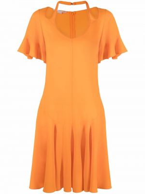 V-hals dress Stella Mccartney oransje