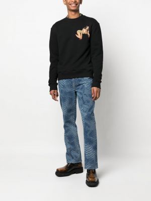 Sweatshirt aus baumwoll Roberto Cavalli schwarz