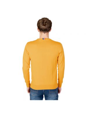 Jersey de tela jersey de cuello redondo Us Polo Assn amarillo