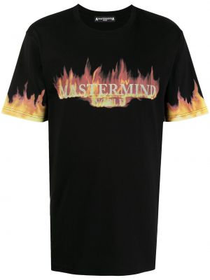 T-shirt à imprimé Mastermind World noir