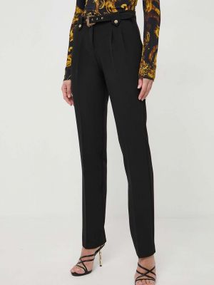 Cargo kalhoty s vysokým pasem Versace Jeans Couture černé