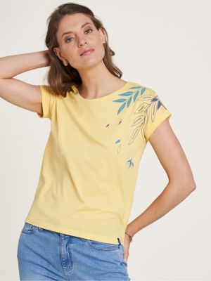 Marškinėliai Tranquillo geltona